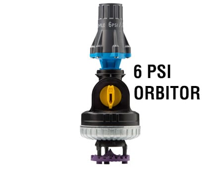 Nelson Irrigation Pressure Range for Pivot Orbitor