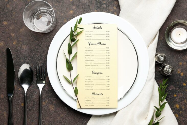 Sustainable Menu Design